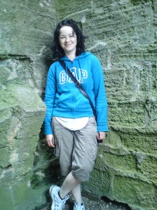 DSC00878 Susie in Corfe Castle