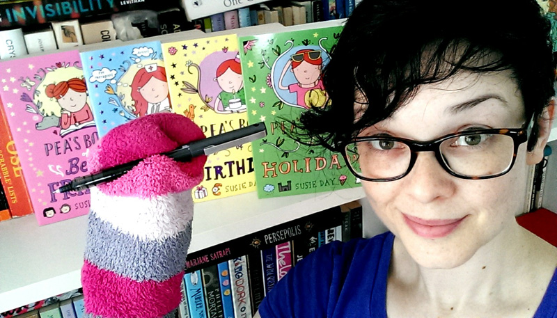 Marking Hemihelp's 'Mitten Monday' for Hemiplegia Awareness Week last year.