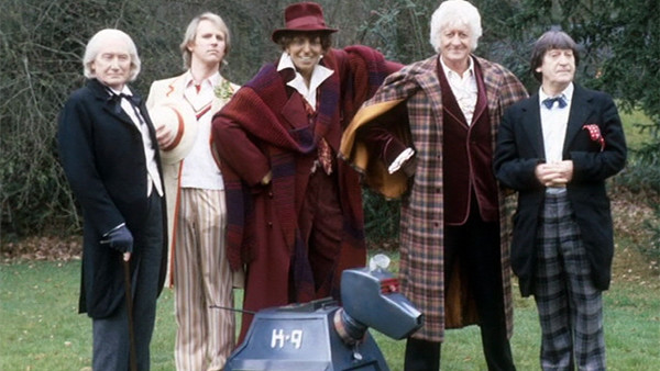 Five Doctors promo shoot